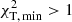 $ \chi_{\rm T,\,min}^2>1 $