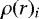 $\rho(r)_i$