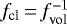 $f_{\textrm{cl}}\,{=}\,f_{\textrm{vol}}^{-1}$