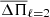 $ \overline{\Delta \Pi}_{\ell= 2} $