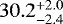 $30.2^{&#x002B;2.0}_{-2.4}$