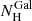 $ N_{\mathrm{H}}^{\mathrm{Gal}} $