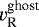 $v_{\textrm{R}}^{\textrm{ghost}}$