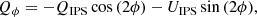 $$ \begin{aligned}&Q_\phi = - Q_{\mathrm{IPS} } \cos {(2\phi )} - U_{\mathrm{IPS} } \sin {(2\phi )}, \end{aligned} $$