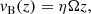 $$ \begin{aligned} { v}_{\rm B}(z) = \eta \Omega z, \end{aligned} $$