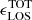 $ \epsilon^{\mathrm{TOT}}_{\mathrm{LOS}} $