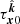$ \tau_{{{{\boldsymbol{x}}}}0}^{\hat{{\boldsymbol{k}}}} $