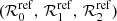 Mathematical equation: $ ({\mathcal{R}}_{0}^{\mathrm{ref}}, \, {\mathcal{R}}_{1}^{\mathrm{ref}}, \, {\mathcal{R}}_{2}^{\mathrm{ref}}) $