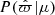 $ P({\hat{\varpi}} | \mu) $