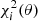 $ \chi^2_i(\theta) $