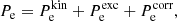 $$ \begin{aligned} P_{\rm e} = P_{\rm e}^\mathrm{kin} + P_{\rm e}^\mathrm{exc} + P_{\rm e}^\mathrm{corr}, \end{aligned} $$
