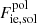 $ F_{\mathrm{ie, sol}}^{\mathrm{pol}} $