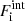 $ F_{\mathrm{i}}^{\mathrm{int}} $