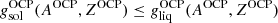$ g_{\mathrm{sol}}^{\mathrm{OCP}} (A^{\mathrm{OCP}}, Z^{\mathrm{OCP}}) \leq g_{\mathrm{liq}}^{\mathrm{OCP}} (A^{\mathrm{OCP}}, Z^{\mathrm{OCP}}) $