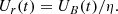 $$ \begin{aligned} U_r(t) = U_{B}(t)/\eta . \end{aligned} $$