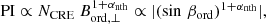 $$ \begin{aligned} \mathrm{PI} \propto N_\mathrm{CRE} ~ B_{{\mathrm{ord}},\perp }^{1 + \alpha _{\mathrm{nth}}} \propto |(\sin \,\beta _{\mathrm{ord}})^{1+ \alpha _{\mathrm{nth}}}| , \end{aligned} $$