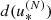 $ {d}(u_*^{(N)}) $