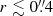 $ r \lesssim 0{{\overset{\prime\prime}{.}}}4 $