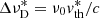 $ {\Delta \nu_{\rm D}^{\ast}}=\nu_{\rm 0} {v^{\ast}_{{\rm th}}}/c $