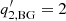$ q_{2,\mathrm{BG}}^\prime=2 $
