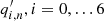 $ q_{i,n}^\prime, i=0,\ldots 6 $