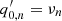 $ q^\prime_{0,n}=\nu_n $