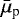 $\bar{\mu}_{\textrm{p}}$
