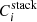 $ C^{\rm{stack}}_i $