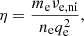 $$ \begin{aligned} \eta = \frac{m_{\rm e} \nu _{\rm e,ni}}{n_{\rm e} q_{\rm e}^2}, \end{aligned} $$
