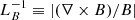 $ L_{B}^{-1} \equiv \left|(\nabla \times B)/B\right| $