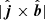 $ |\hat{\boldsymbol{j}} \times \hat{\boldsymbol{b}}| $