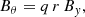 $$ \begin{aligned} B_{\theta }&= q \, r \, B_{ y}, \end{aligned} $$