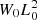 $ W_{0}L_{0}^{2} $