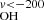 $ ^{\mathit{v} < {-}200}_{\mathrm{OH}} $