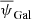 $ \overline{\psi}_{\mathrm{Gal}} $
