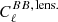 $ C_\ell ^{BB,{\kern 1pt} {\rm{lens}}.} $