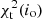 $ \chi^{2}_{\mathrm{t}}(i_{\mathrm{o}}) $