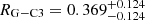 $ R_\mathrm{G{-}C3} = 0.369^{+0.124}_{-0.124} $