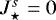$J_{\star}^s=0$