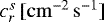 $c_r^s\rm\,[cm^{-2}\,s^{-1}]$
