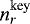 $n_r^{\textrm{key}}$