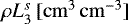 $\rho L_3^s\rm\,[cm^3\,cm^{-3}]$