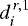 $d^{\,r,1}_i$