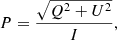 $$ \begin{aligned}&P=\frac{\sqrt{Q^2 + U^2}}{I}, \end{aligned} $$