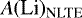 $A(\textrm{Li})_{\textrm{NLTE}}$