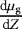 $\frac{\textrm{d}\mu_{\mathrm{g}}}{\textrm{d}Z}$