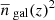 $ {\overline{n}_\text{ gal}}(z)^2 $