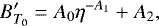 \begin{equation*} B&#x0027;_{T_0}=A_0\eta^{-A_{1}}&#x002B;A_2, \end{equation*}