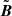 $ \tilde{\boldsymbol{B}} $