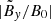 $ |\tilde{B}_y/B_{0}| $